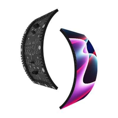 Kromme Outdoor LED Écran